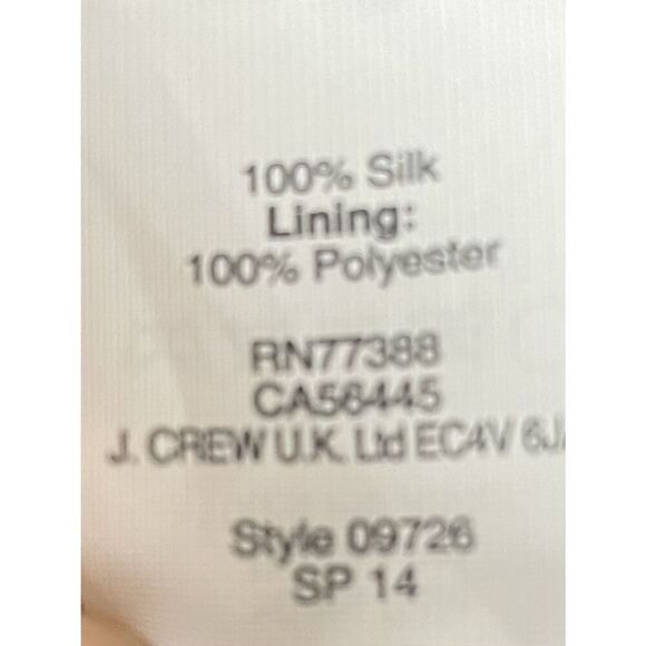 NWT J.Crew Clara Women’s Grey Sleeveless Lining Silk Chiffon Dress Size 0 - Picture 7 of 11